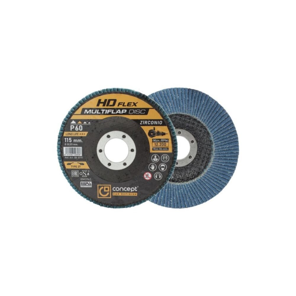 DISCO MULTILÁMINAS ZIRCONIO 115MM ALTA DENSIDAD